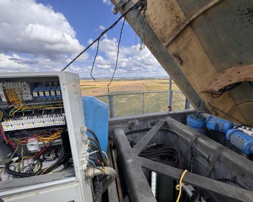 Dépannage électrique sur une éolienne